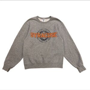 Syracuse University Gray Sweater Size Small Cotton Bland